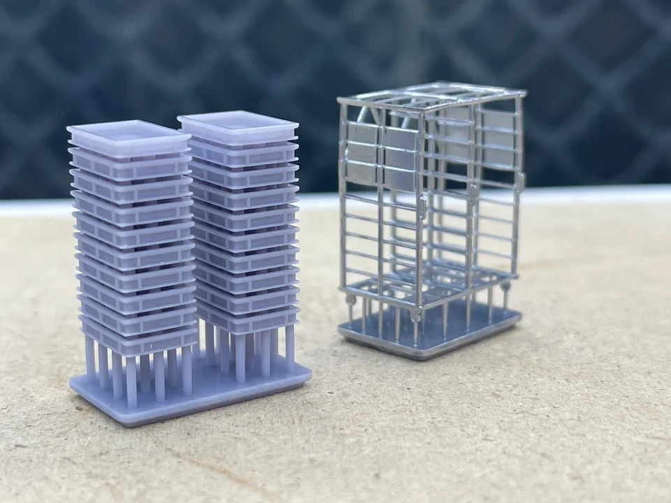 OO Gauge Storage Racks (Single Pack) - Unpainted - Image 3