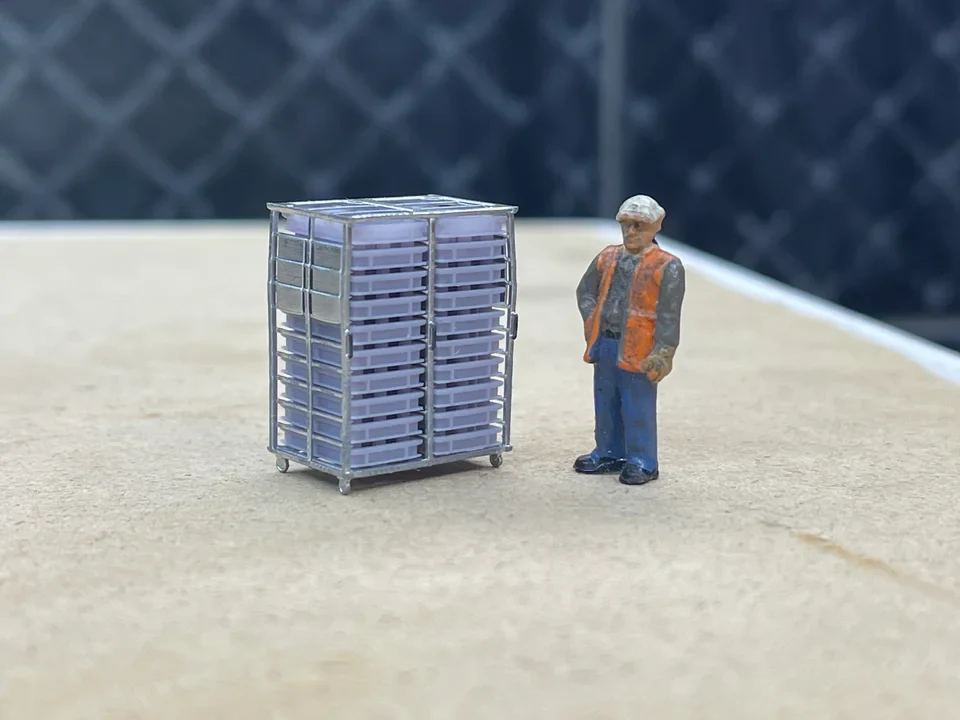 OO Gauge Storage Racks (Single Pack) - Unpainted - Image 4
