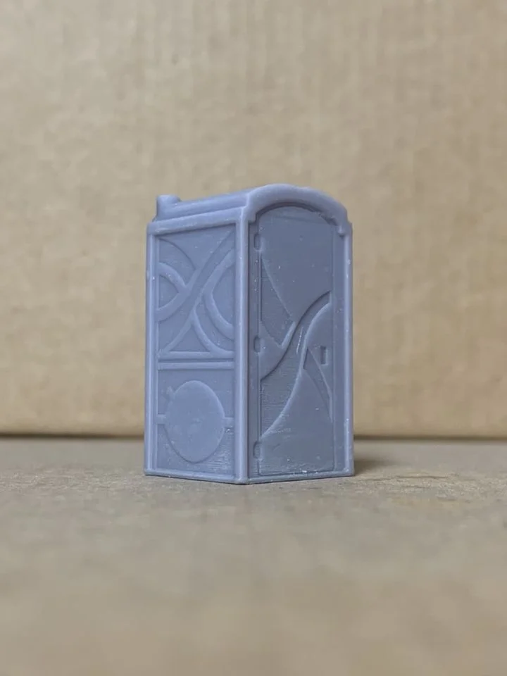 OO Gauge Portable Toilets (Pack of 2) - Unpainted - Image 2