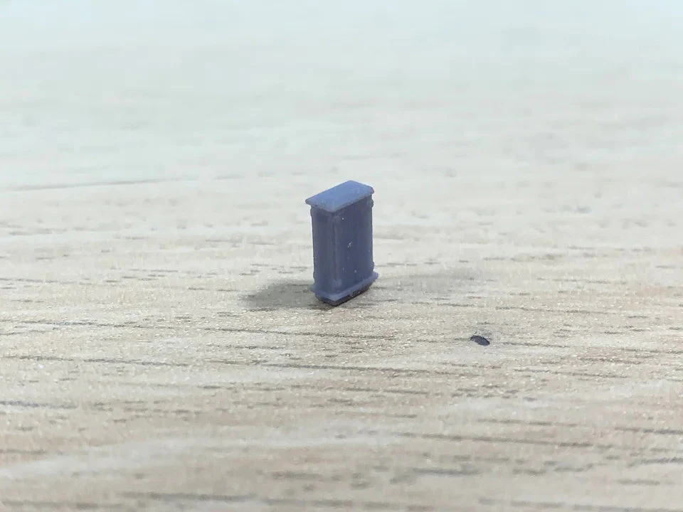 N Gauge Lineside Cabinets (Pack of 6) - Unpainted Model Kit - Image 4