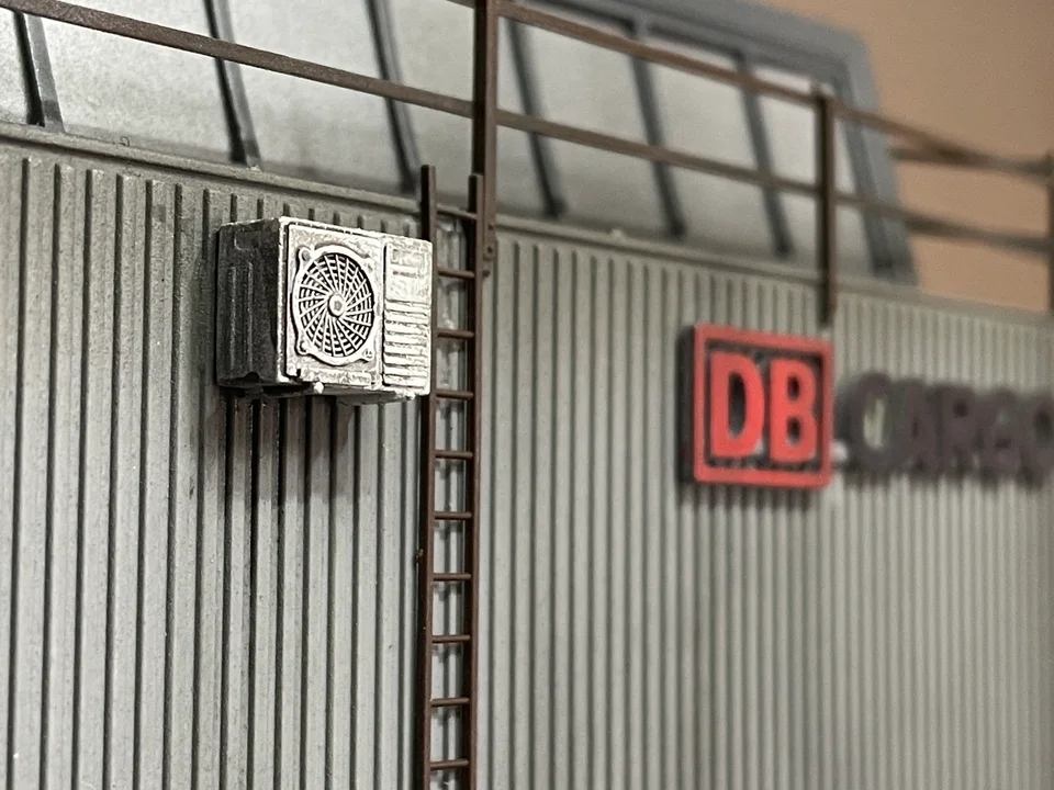 OO Gauge Air Conditioning Unit (Pack of 5) - Unpainted Model Kit - Image 2