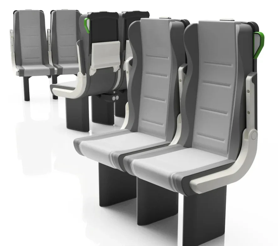 OO Gauge Coach Seating (Pack of 10) - Unpainted Model Kit