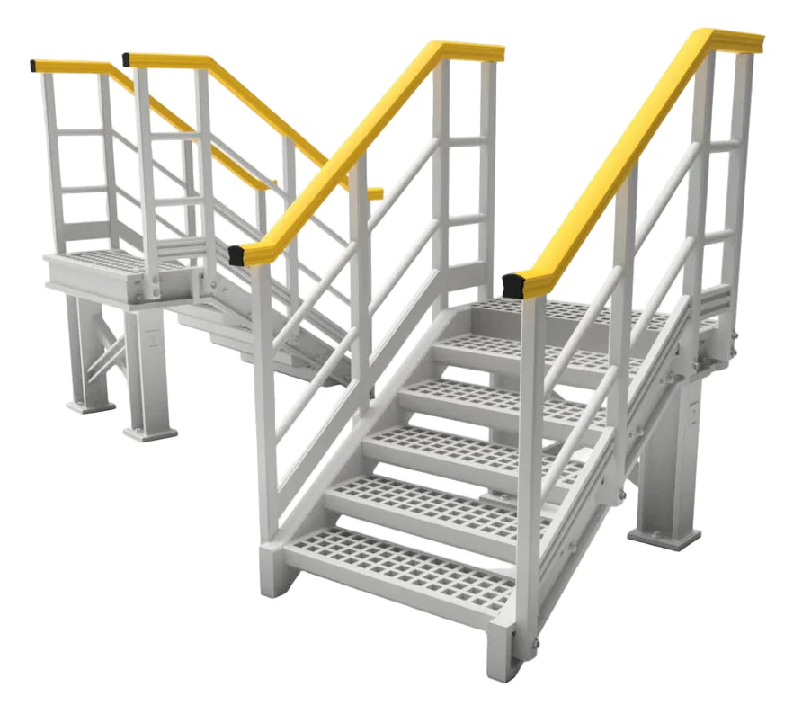 OO Gauge Access Steps (Pack of 2) - Unpainted Model Kit