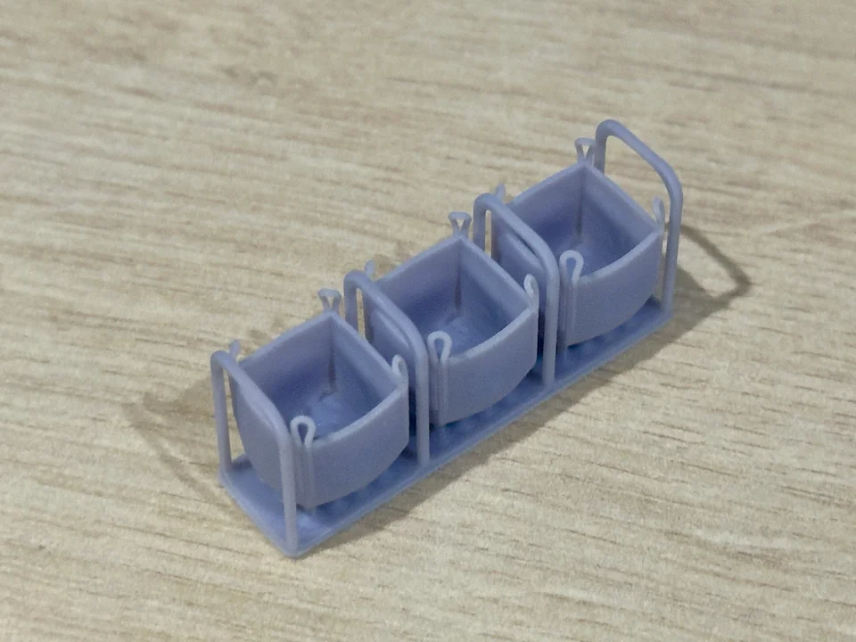 OO Gauge One Tonne Bags (Pack of 9) - Unpainted Model Kit - Image 2