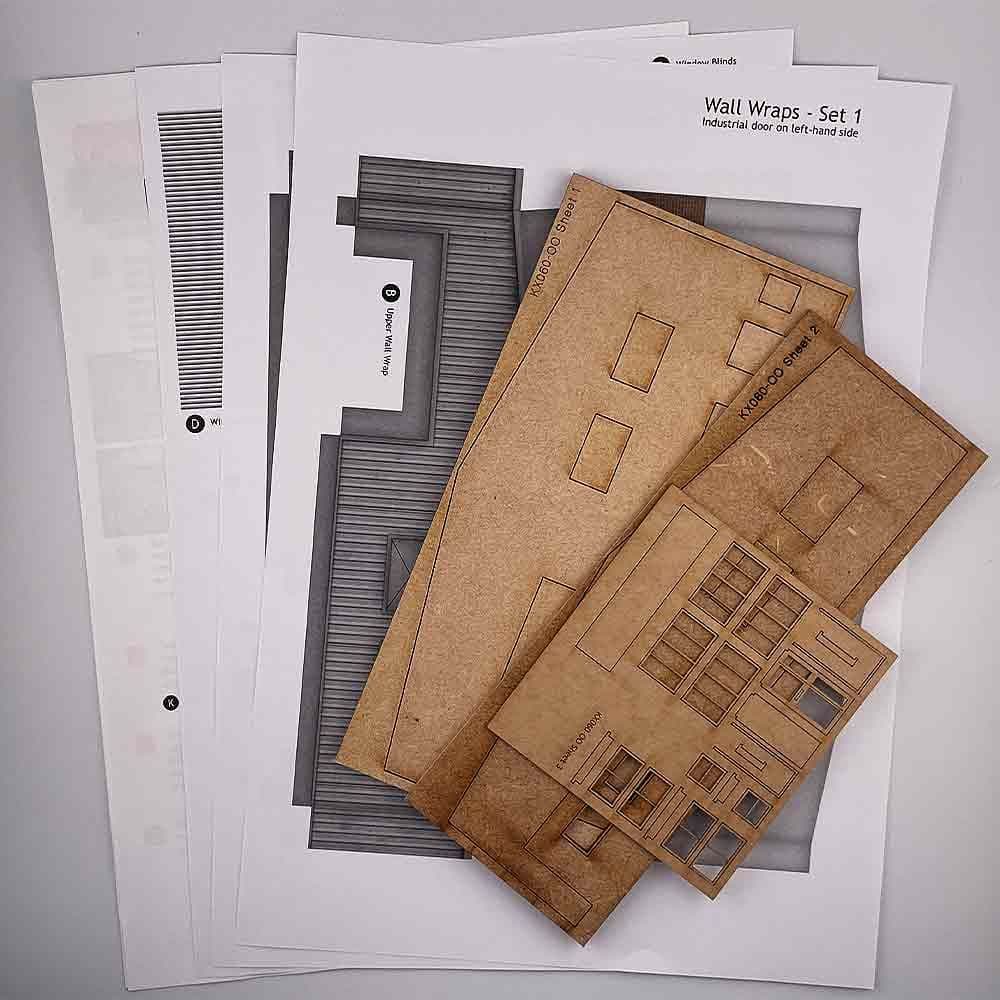 OO Low Relief Modern Industrial Unit Model Kit - Image 5