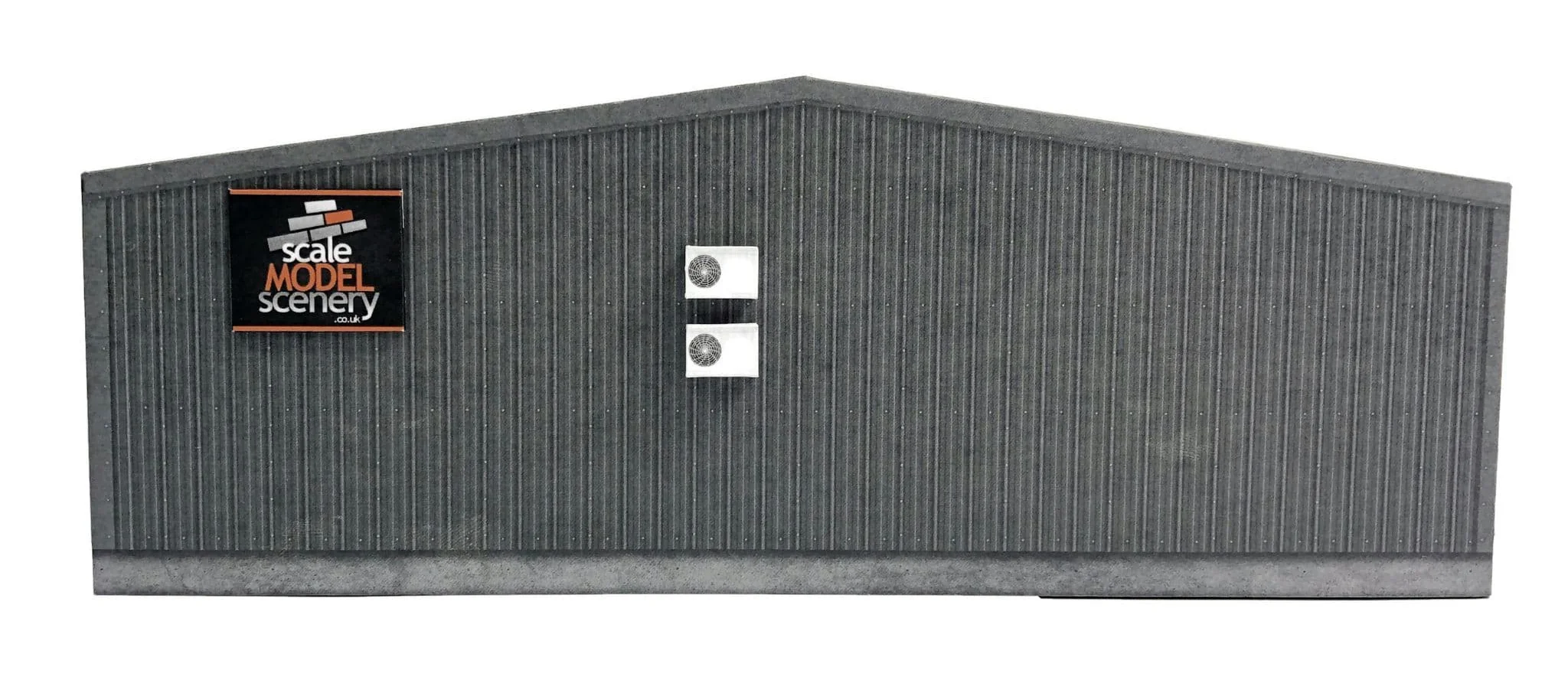 Low Relief Small Modern Industrial Unit End Wall Model Kit