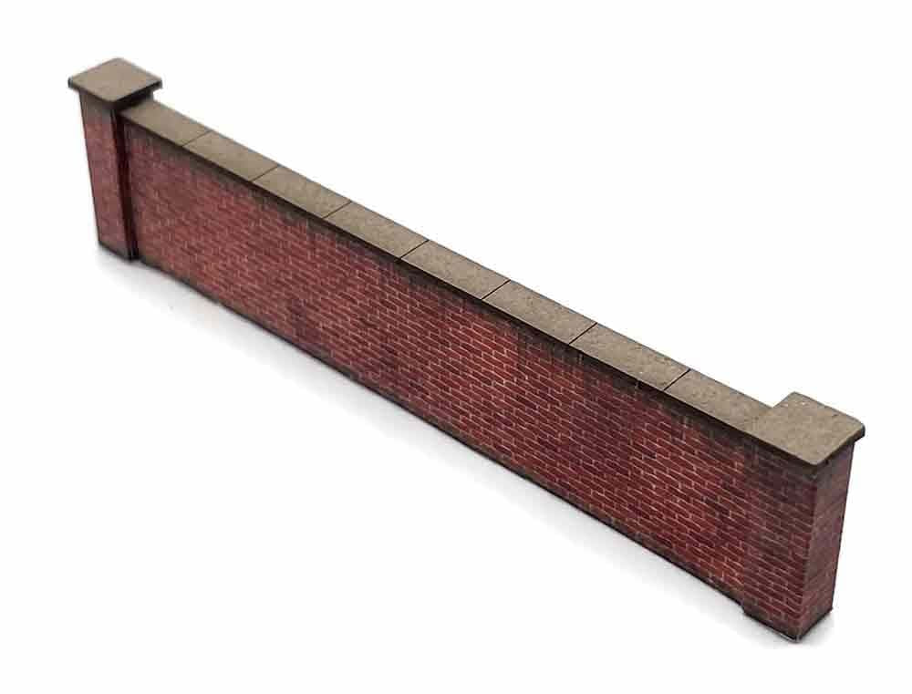 5ft Modular Victorian Red Brick Walls Model Kit - Image 2