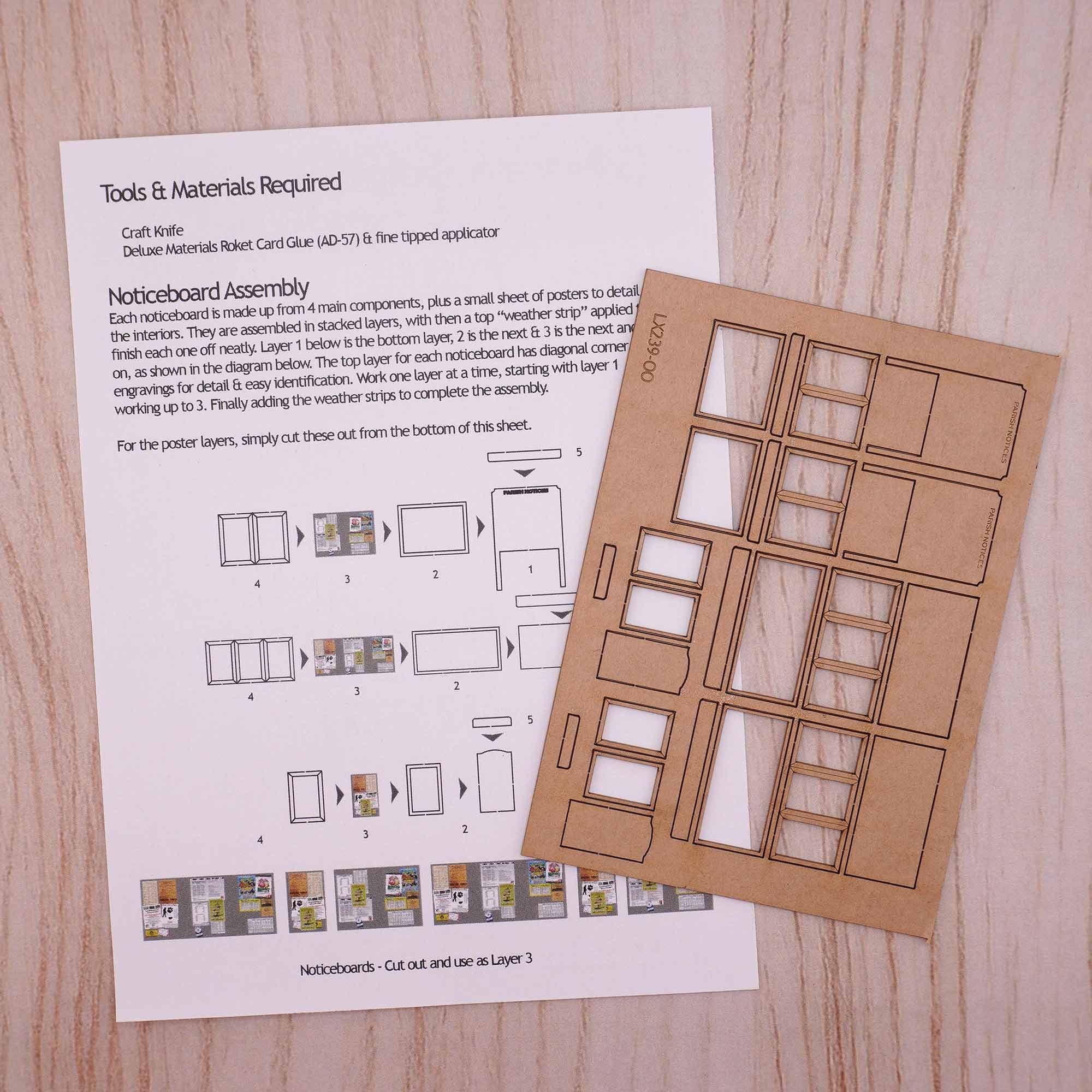 Parish / Village / Church Noticeboards Model Kit - Image 3