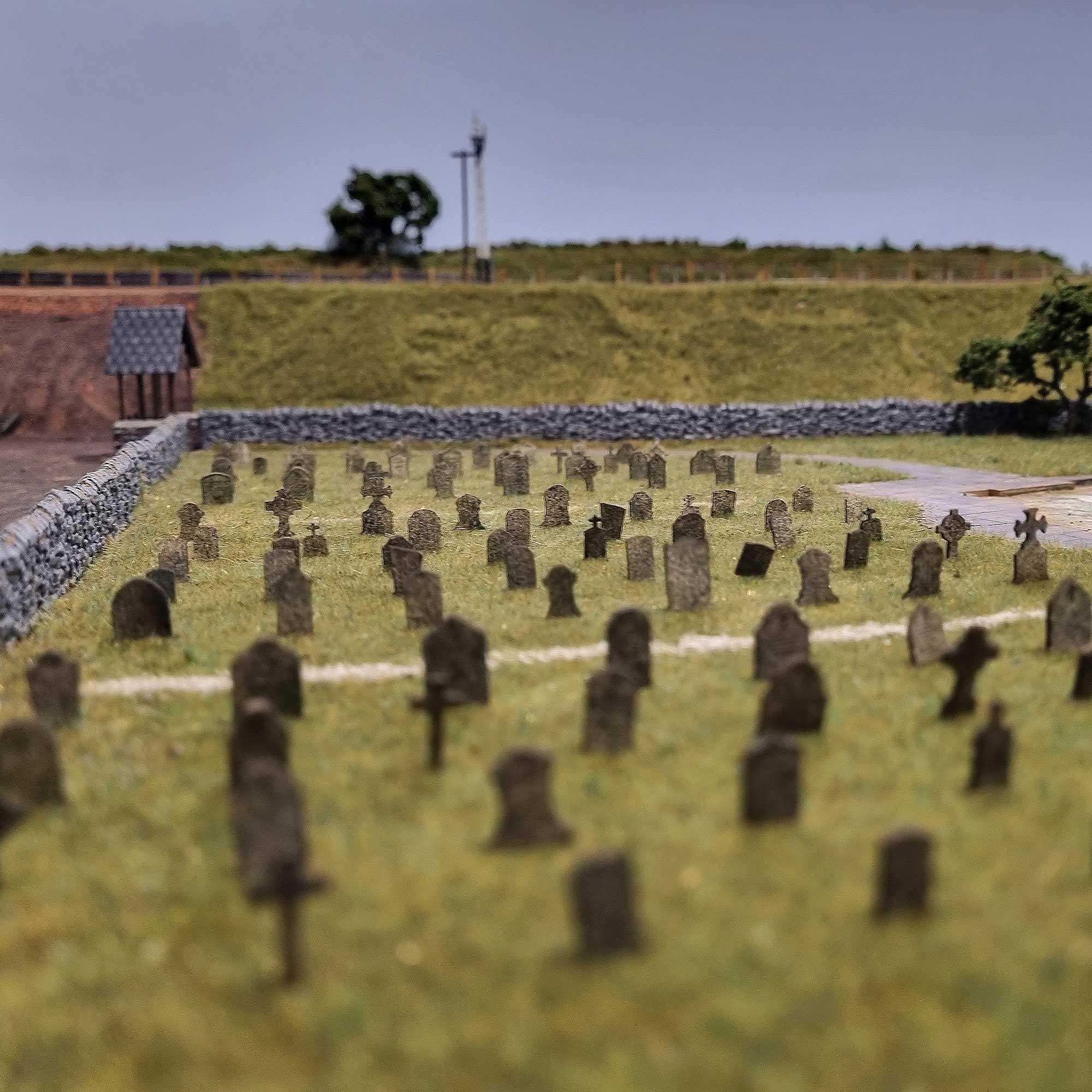 Laser Cut Gravestones Model Kit - Image 2