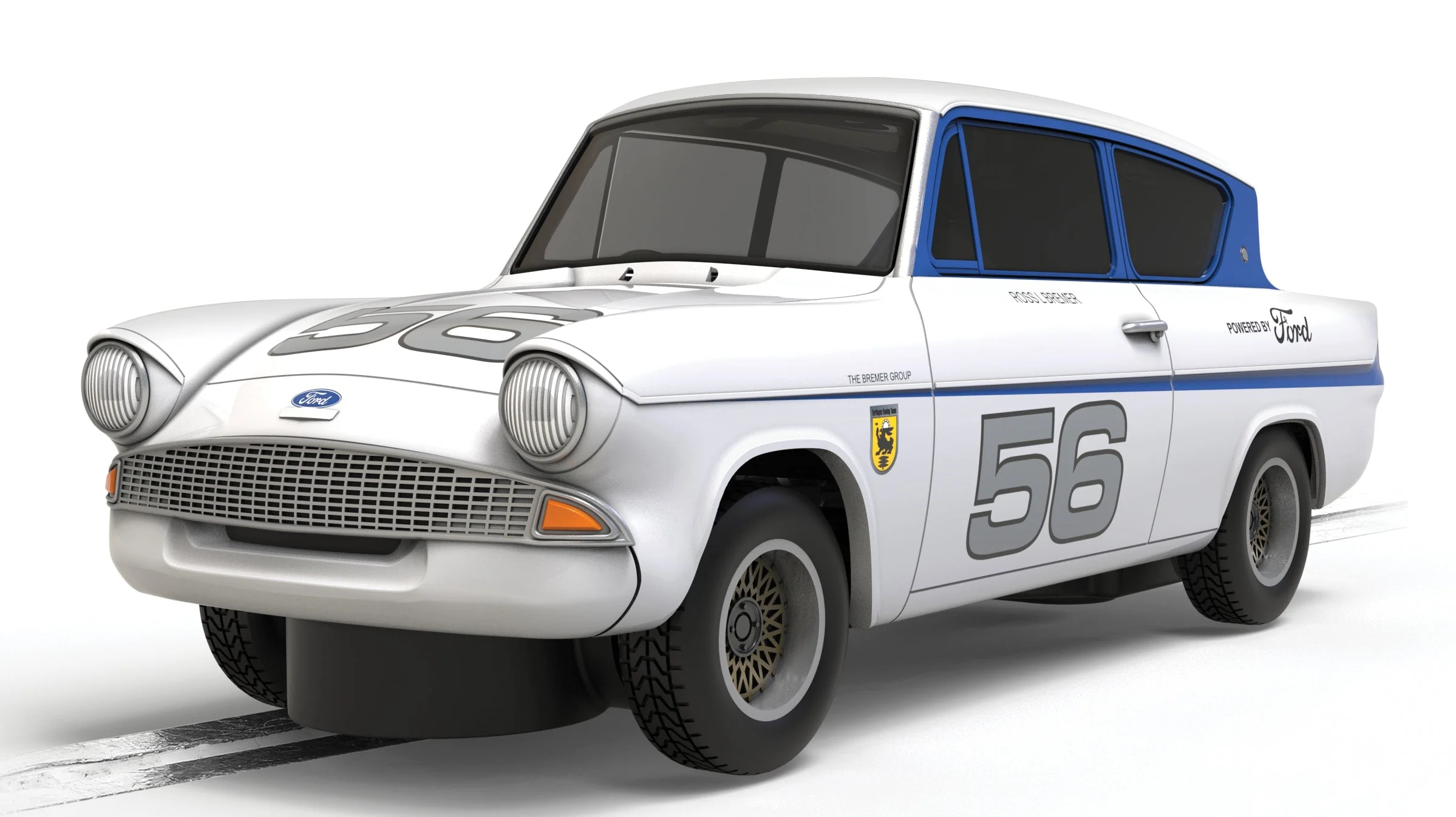 Ford Anglia - Silver 56
