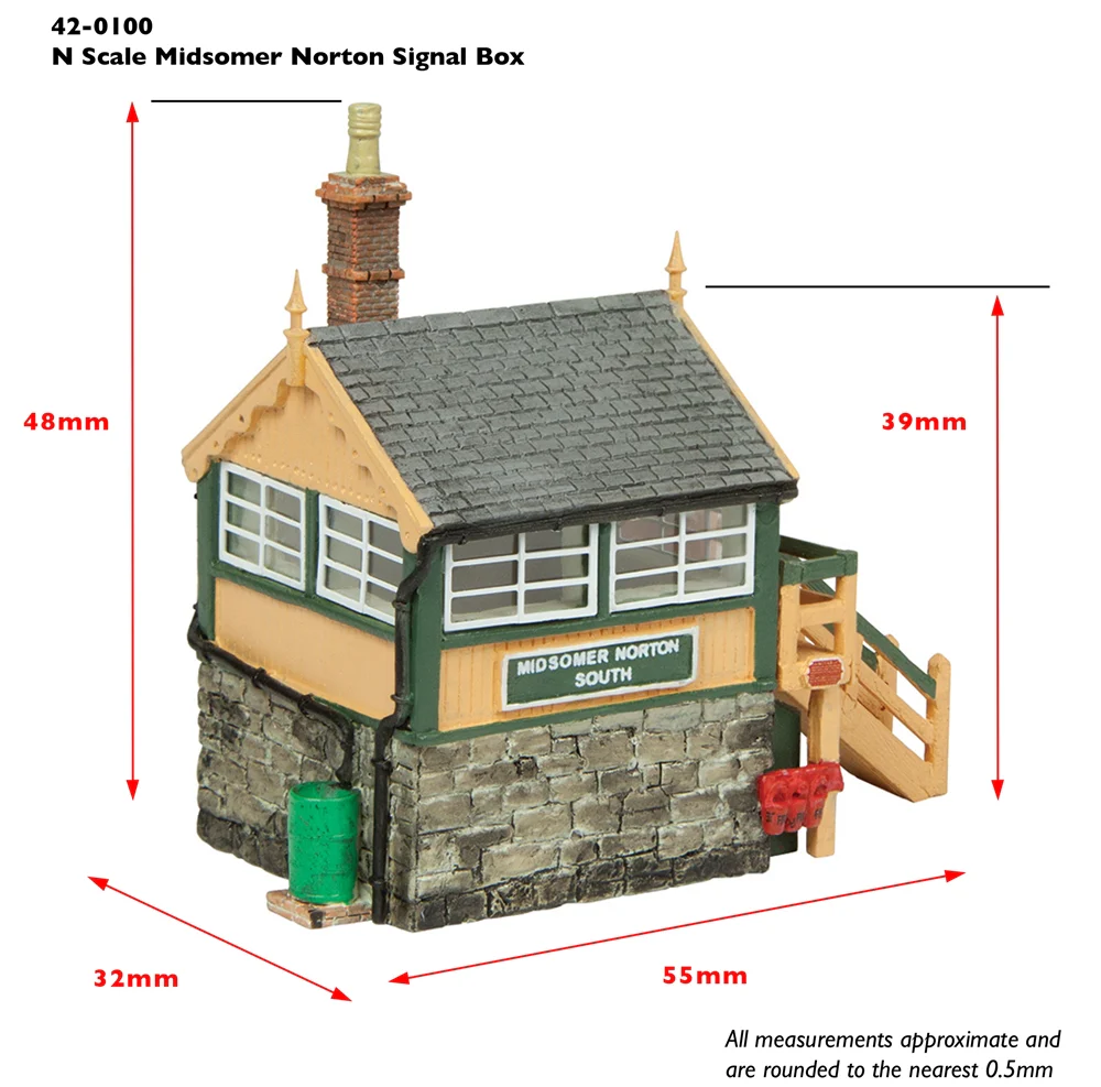 42-0100G Midsomer Norton Signal Box Green - Image 2