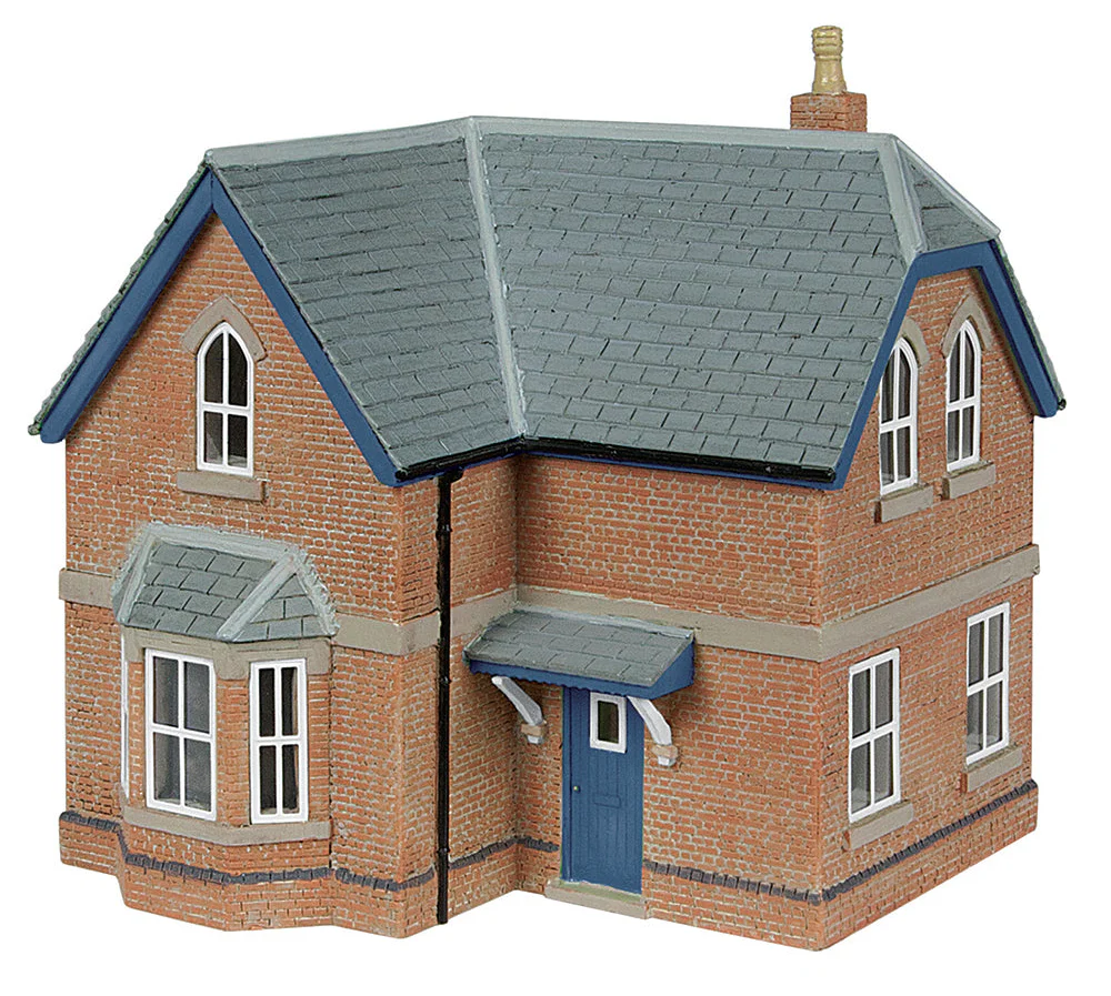 Railway House - Blue & White