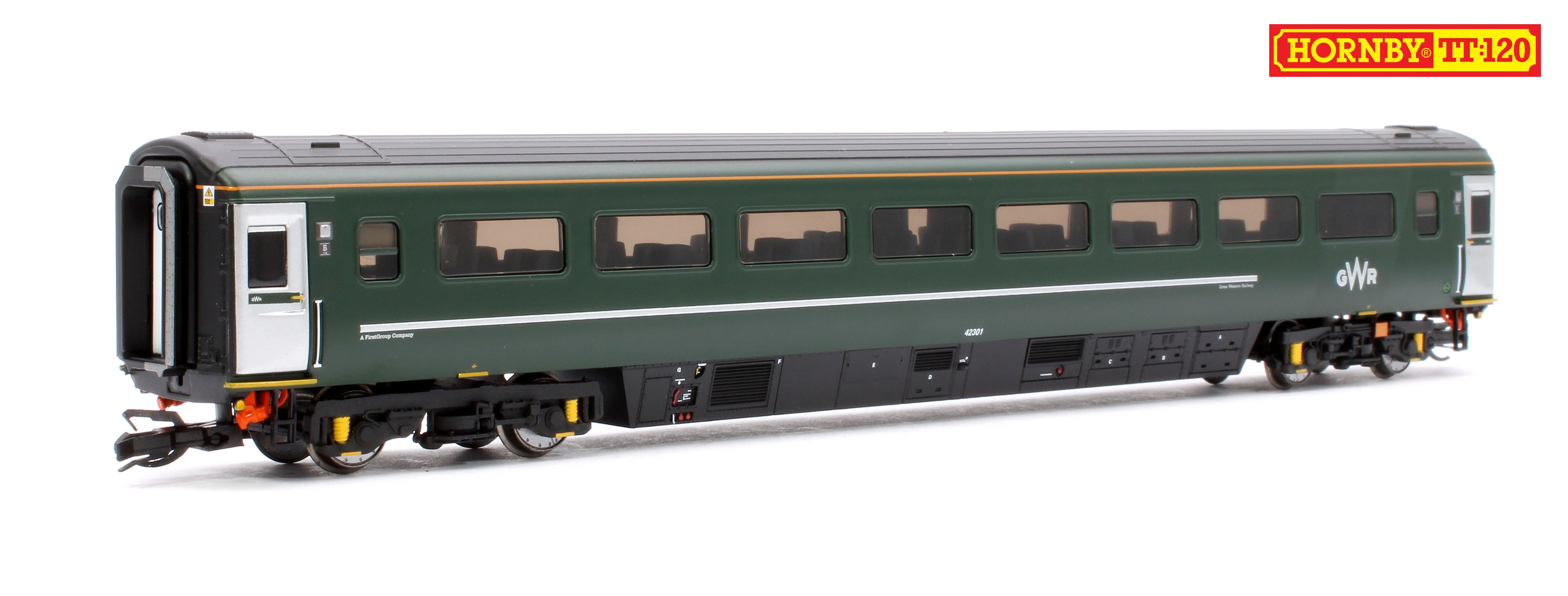 Set of 10 GWR TT:120 Class 43 HST Train Pack & Coaches - Image 5