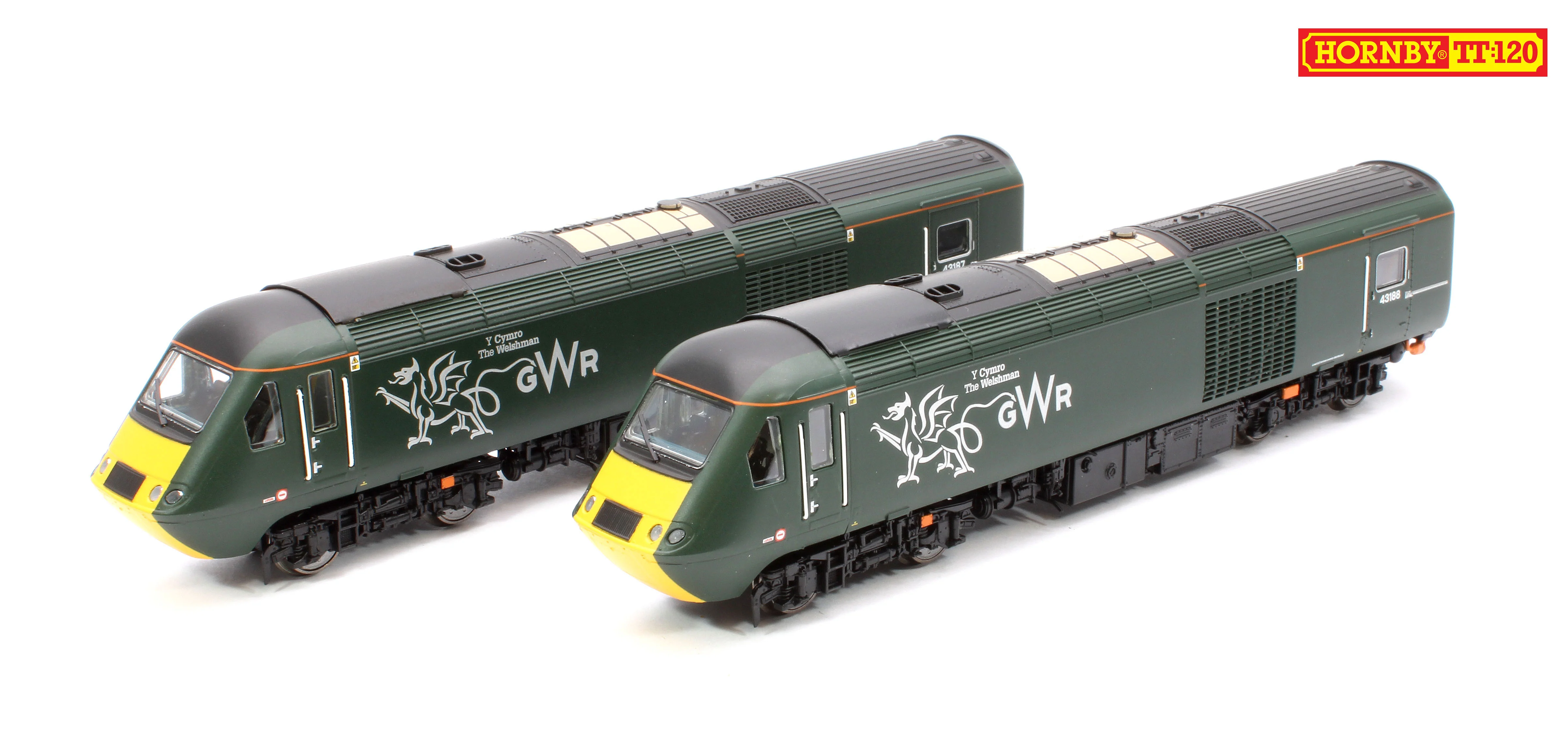 Set of 8 GWR TT:120 Class 43 HST & Mk3 Coaches - Image 2