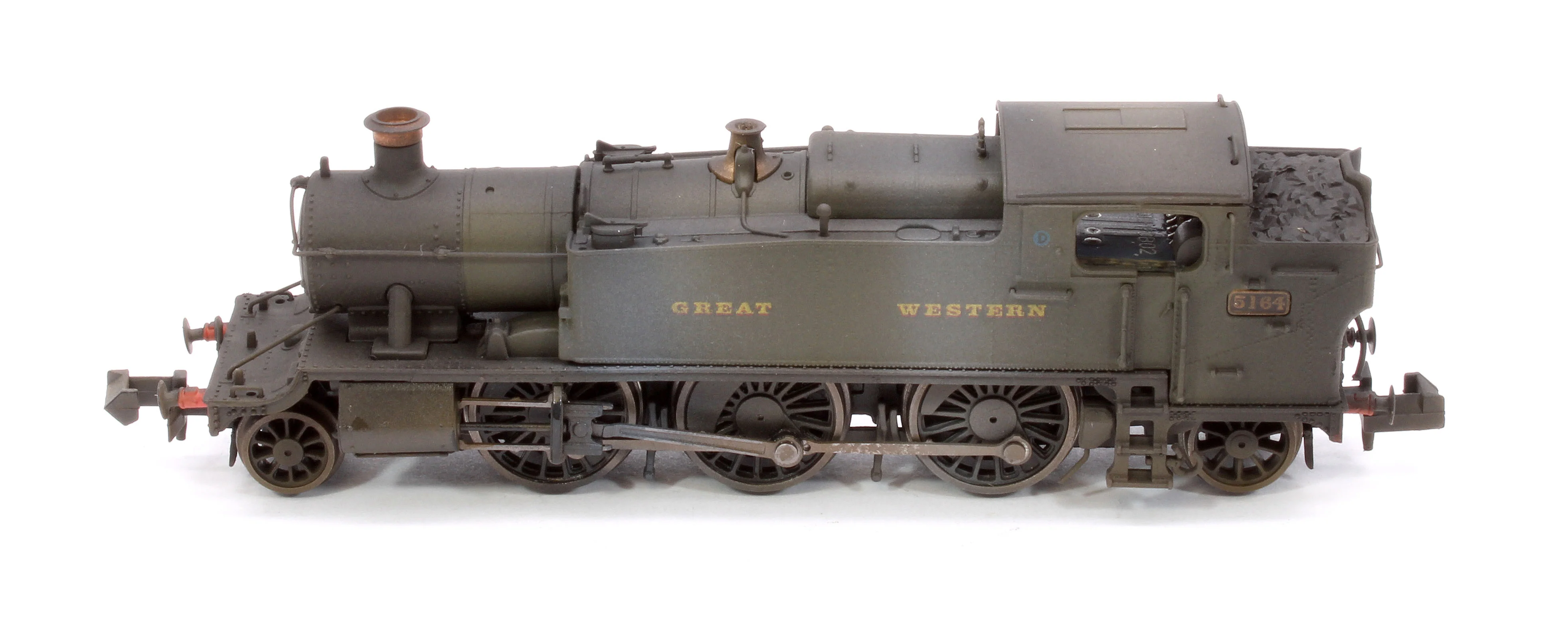 Custom Weathered Class 5101 Large Prairie Great Western GWR Green 2-6-2 Tank Locomotive No.5164 - Image 9