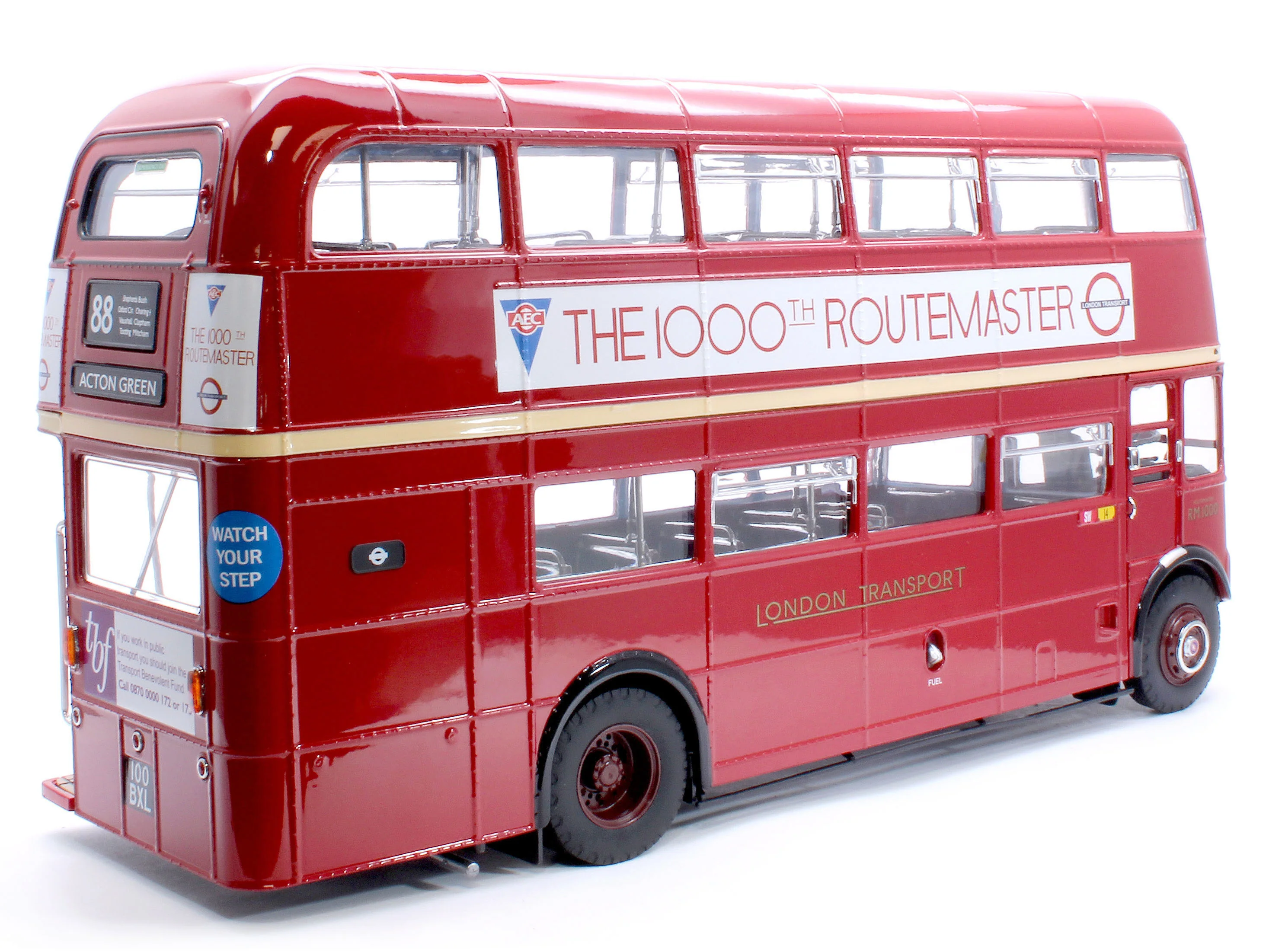 Routemaster Bus RM1000 100 BXL Red (Limited Edition 1000pcs) - Image 5