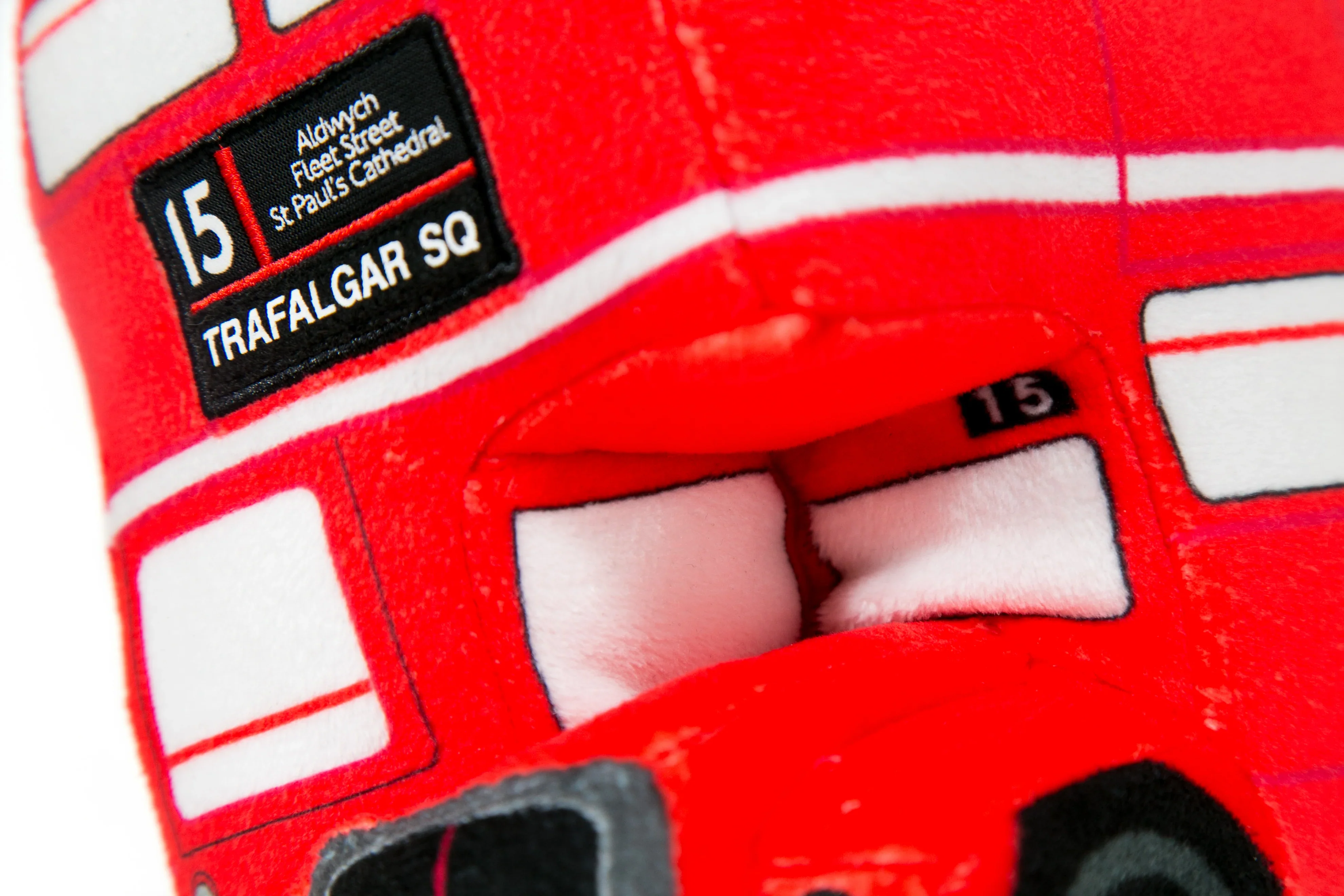 Vintage London Bus Soft Toy - Image 2