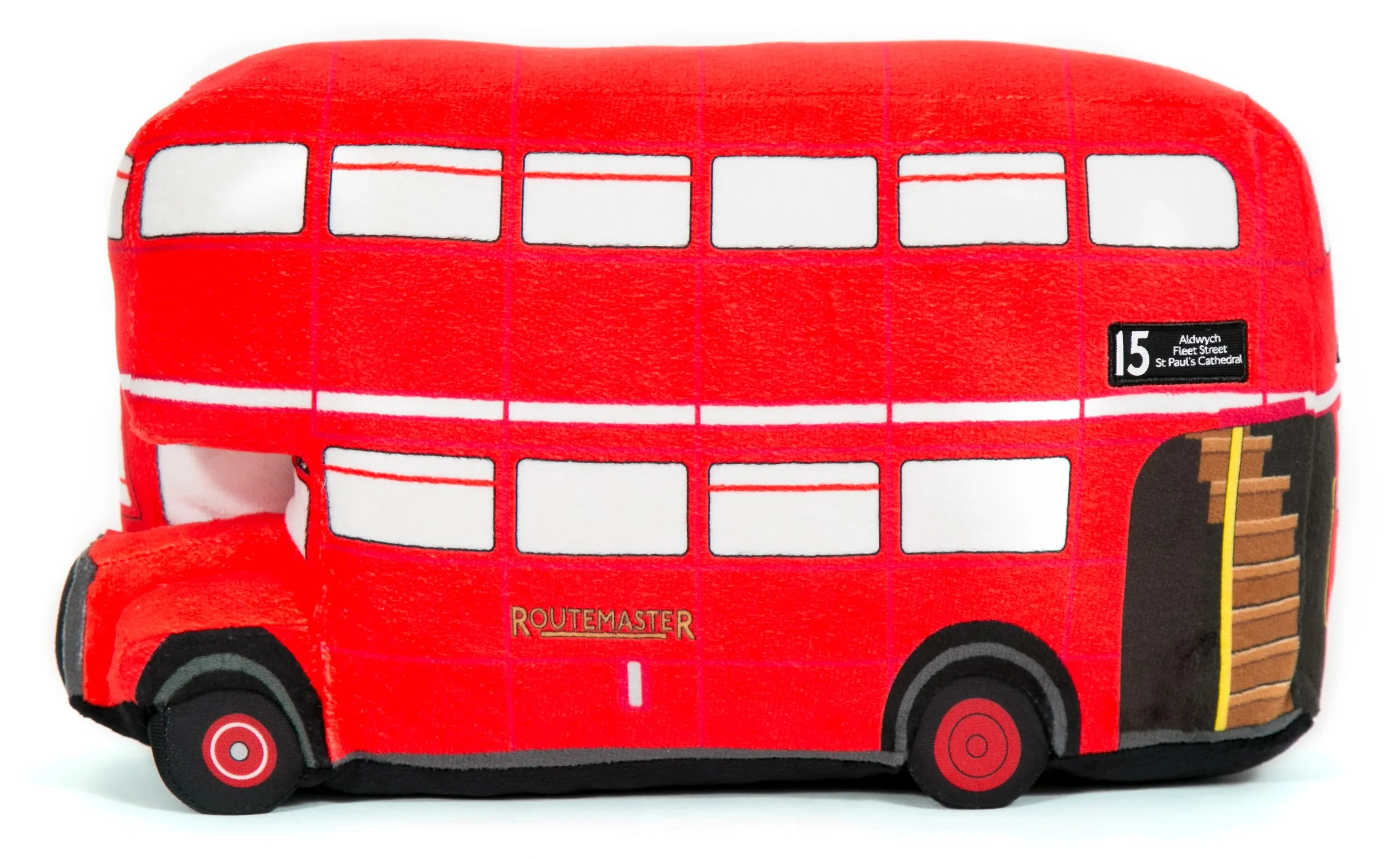 Vintage London Bus Soft Toy - Image 3
