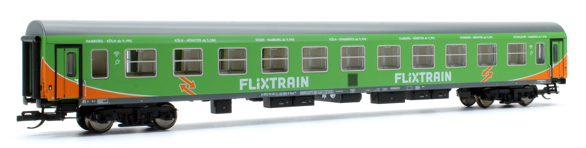 Pre-Owned Set Of 3 Flixtrain Coaches - Image 3
