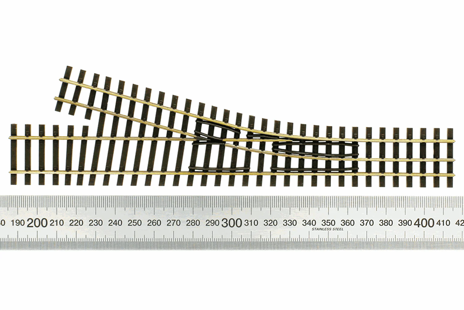 Tillig elite track : Bifurcation HO/HOe Narrow Splits to Right - Image 2