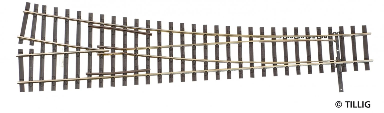 Tillig elite track : Right Standard Point HO 11°
