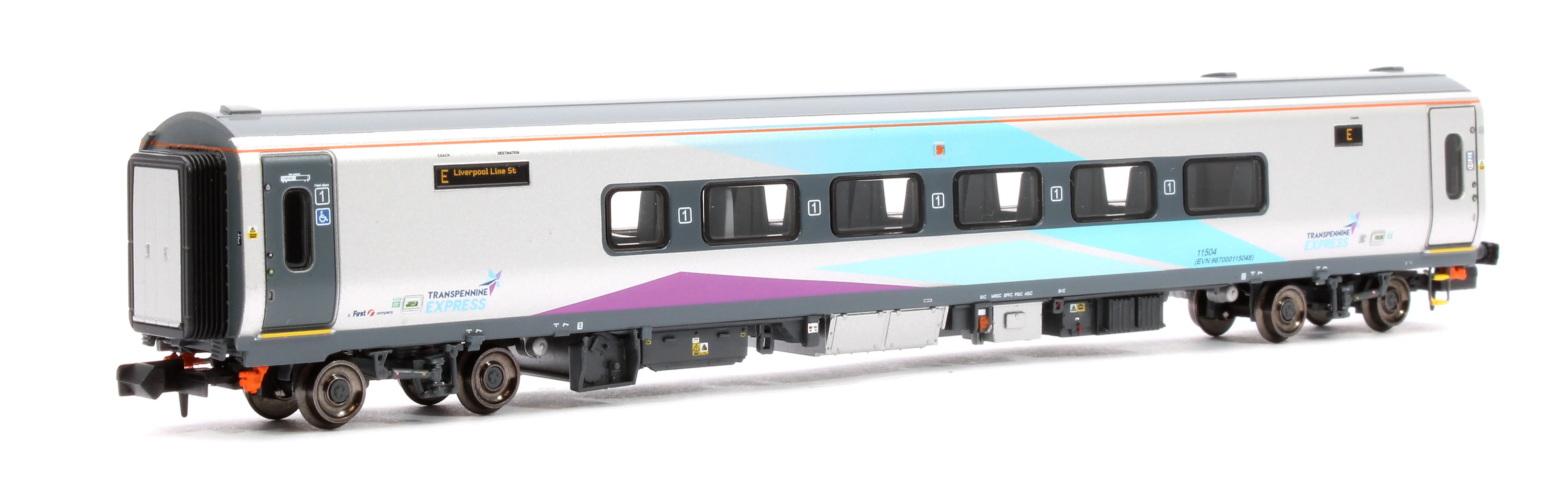 Trans Pennine Express 5 Car Set, number TP04 Scarborough – Liverpool Lime St - Image 5