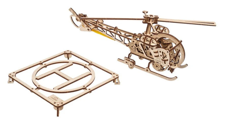 Pre-Owned Mini Helicopter Mechanical Model Kit - Image 7