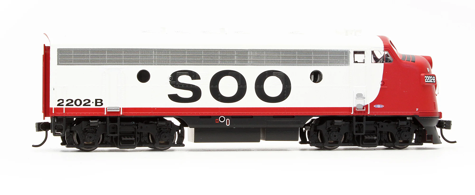 Pre-Owned EMD F7A Diesel Locomotive SOO Line - Road #2202-B - DCC Sound - Image 3