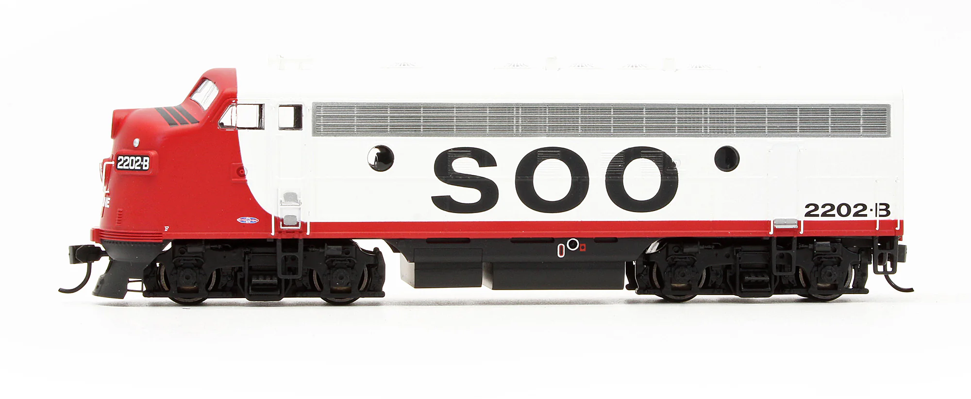 Pre-Owned EMD F7A Diesel Locomotive SOO Line - Road #2202-B - DCC Sound - Image 4