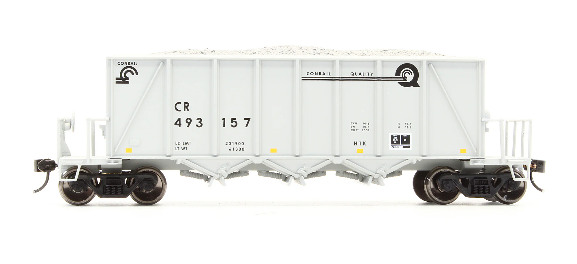 Pre-Owned 40' Ortner 100-Ton Aggregate Hopper Conrail - Road #493157 - Image 3