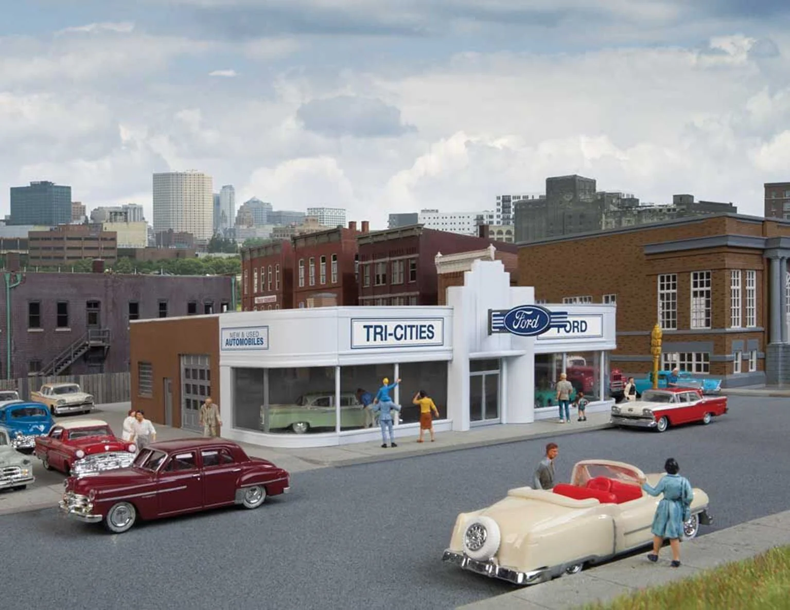 Vintage Ford Auto Dealership Kit