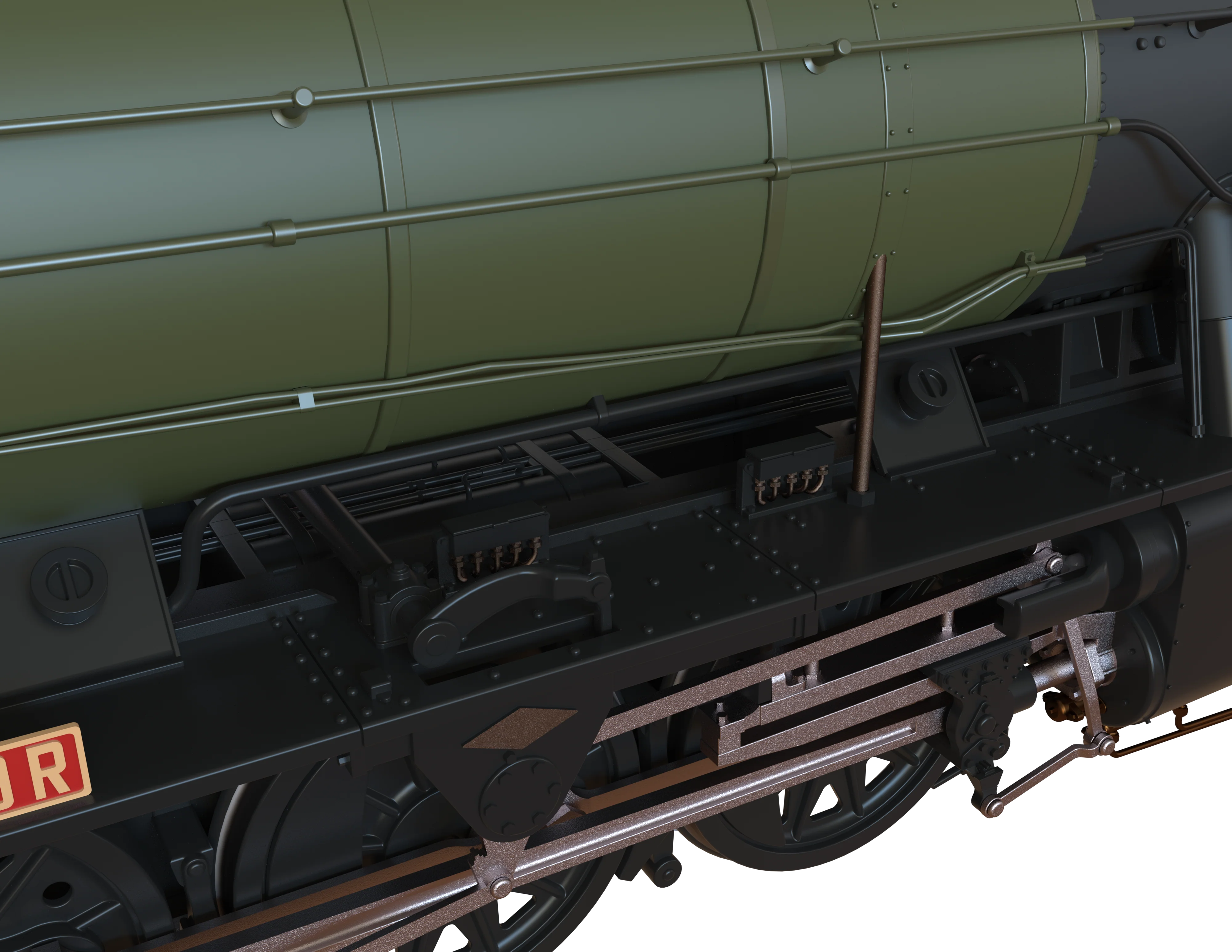 C1000ZS WD Austerity 2-10-0 'Longmoor' War Department Green No.73755 Steam Locomotive - DCC Sound - Image 12