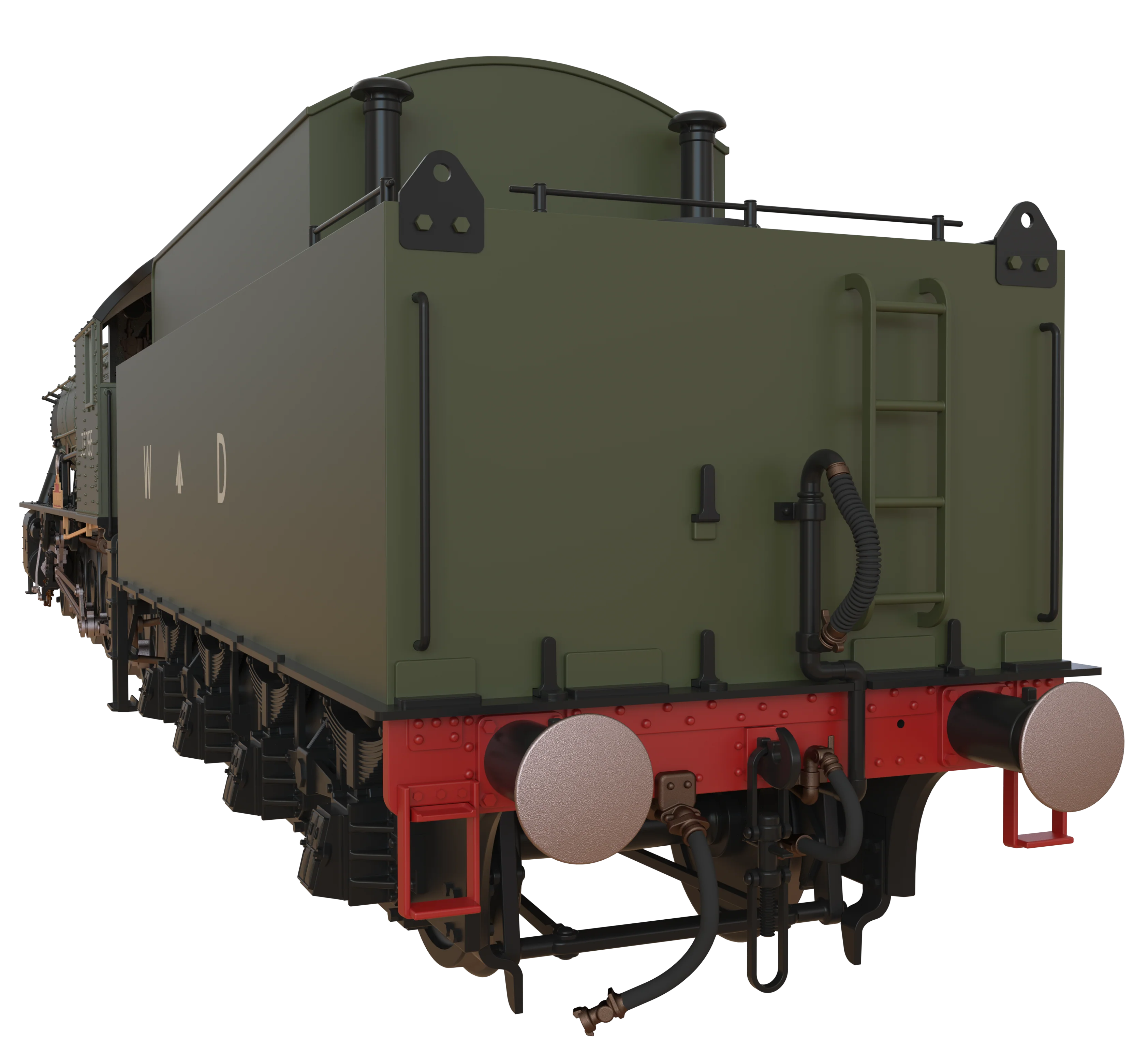 C1000ZS WD Austerity 2-10-0 'Longmoor' War Department Green No.73755 Steam Locomotive - DCC Sound - Image 14