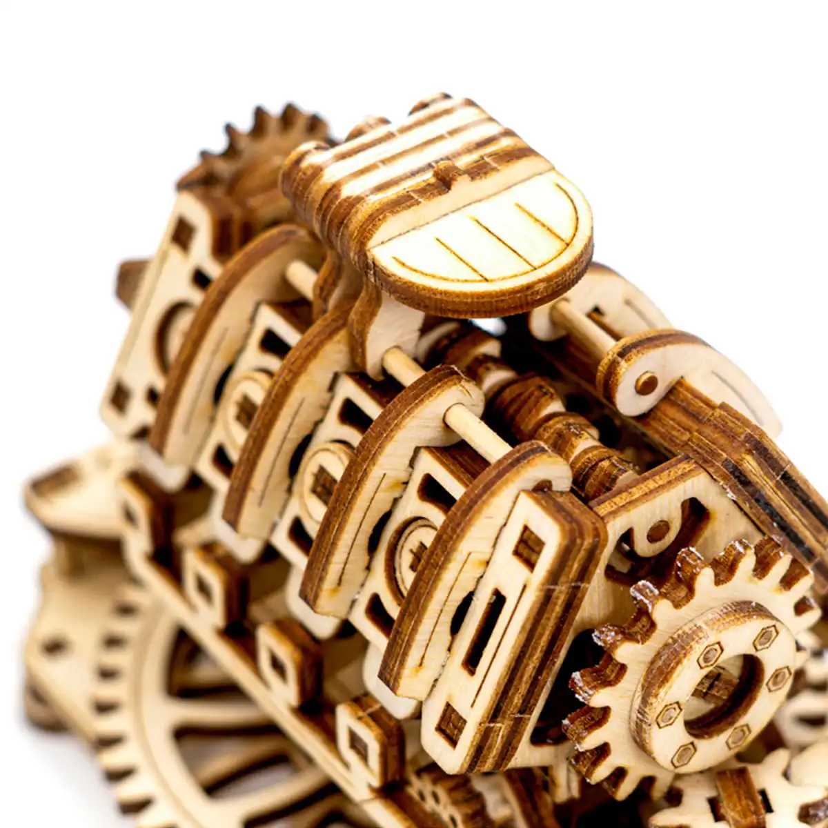3D Wooden Mechanical Puzzle – V8 Engine - Image 6