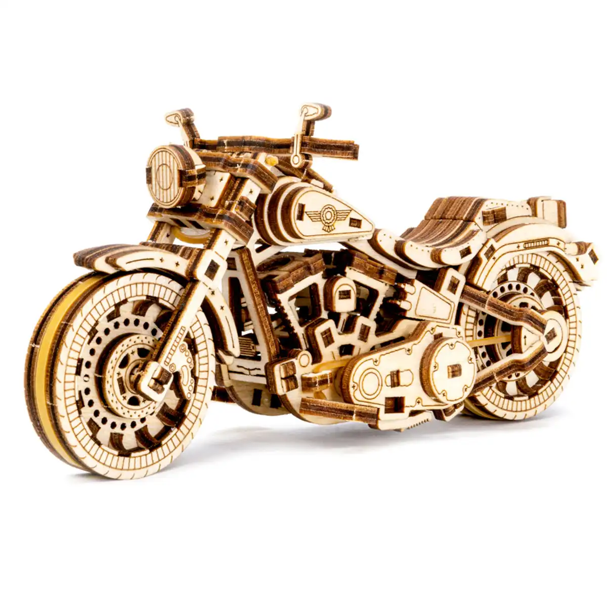 3D Wooden Motorbike Puzzle – Cruiser V-Twin - Image 2
