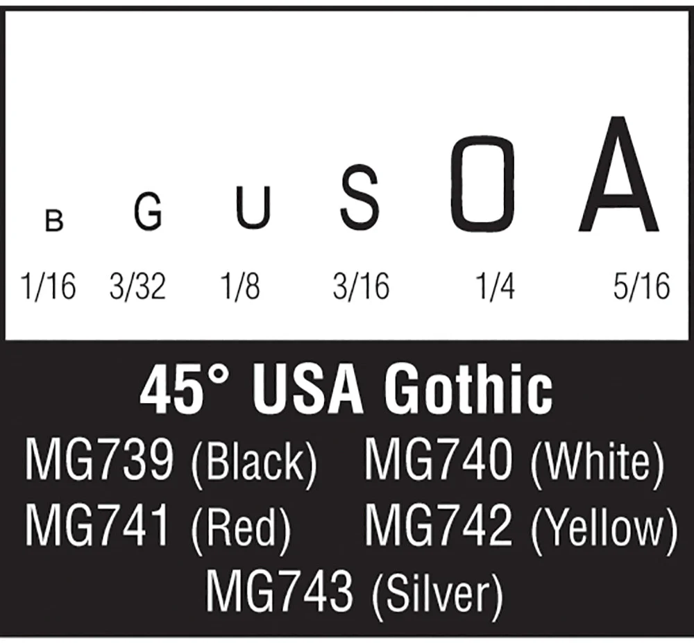 45° USA Gothic White - Image 2