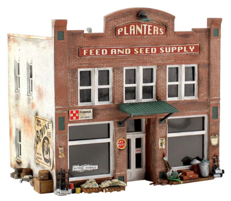 HO Planters Feed & Seed Model Kit