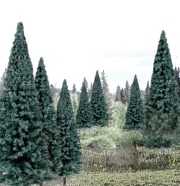 WTR1588 TR1588 Blue Spruce Trees 4 - 6 inch (Pack of 13)