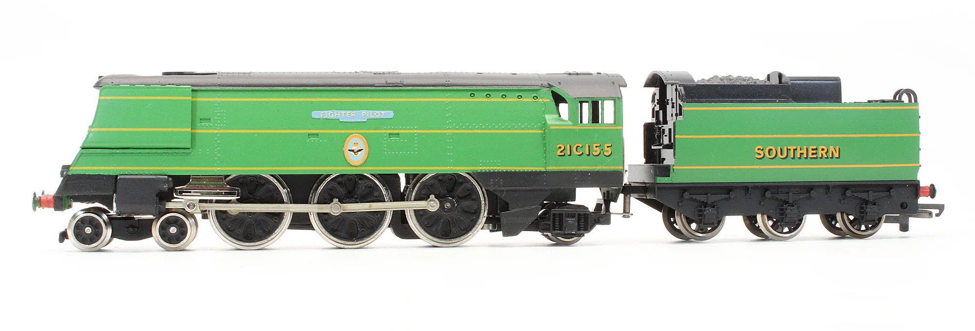 Pre-Owned SR Green 4-6-2 Streamlined Battle Of Britain Class 'Fighter Pilot' 2ICI55 Steam Locomotive - Image 4