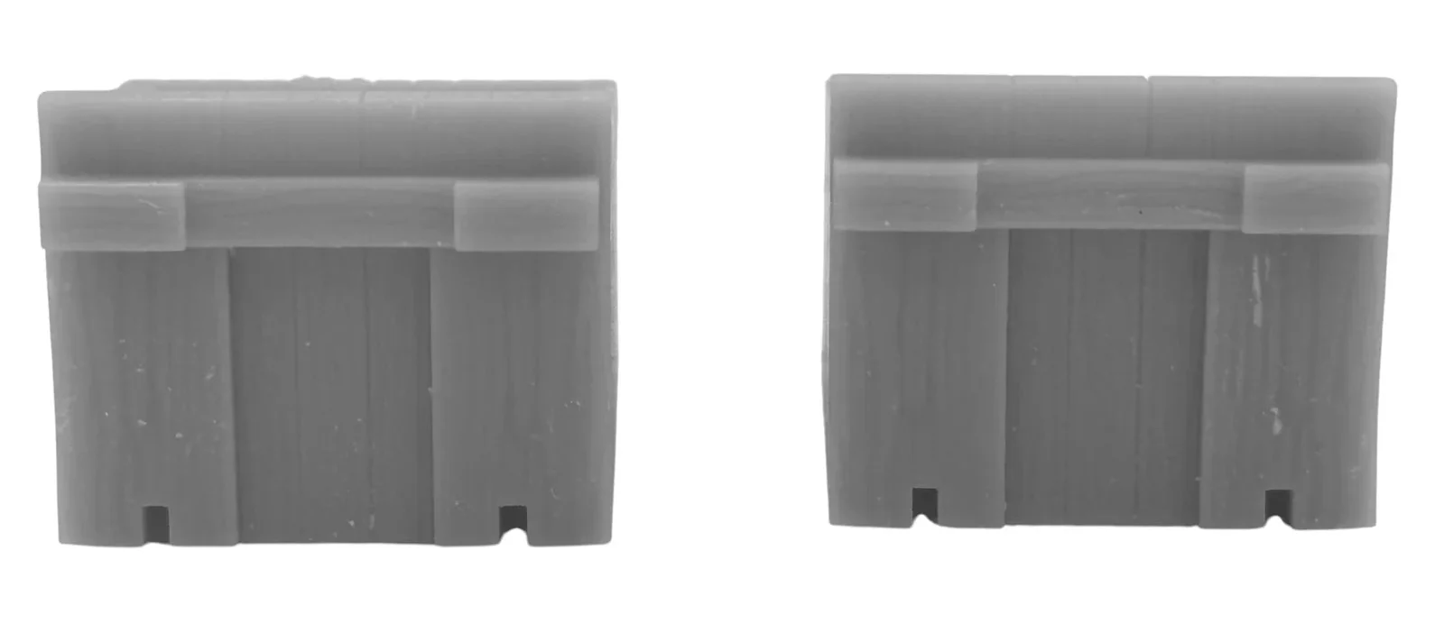 OO/HO Gauge Sleeper Buffer Stops (x2) – Resin, Unpainted Model Kit - Image 2
